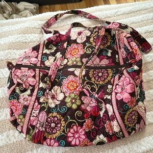VERA BRADLEY MOD FLORAL PINK DUFFEL BAG (small)